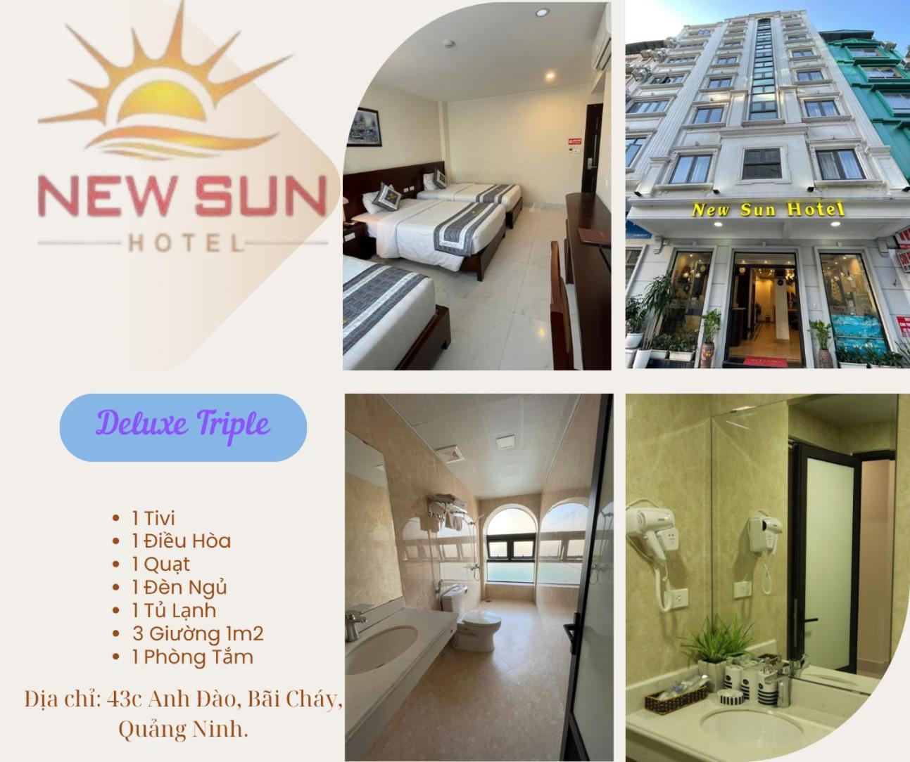 New Sun Hotel Ha Long Exterior foto